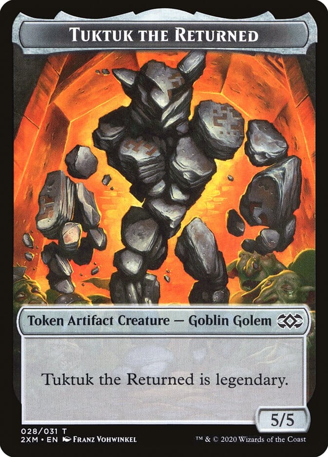 Tuktuk the Returned Token [Double Masters] MTG Single Magic: The Gathering  | Multizone: Comics And Games