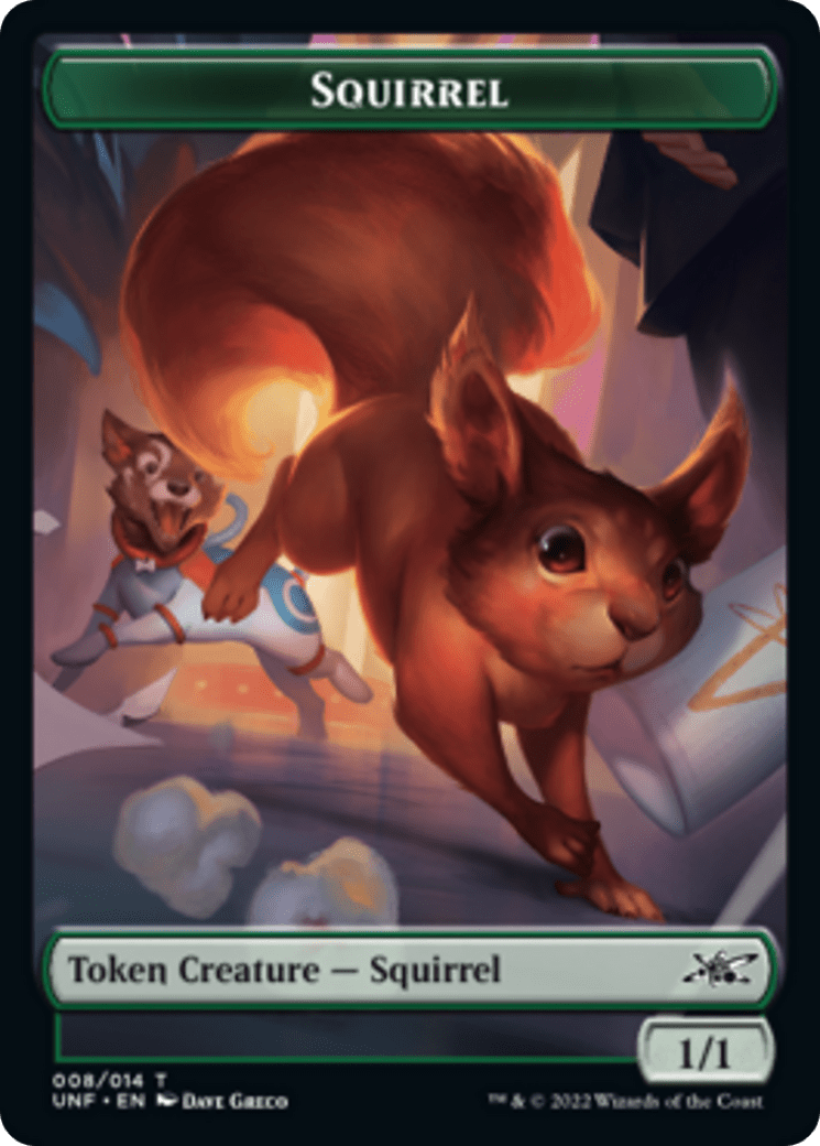 Squirrel // Balloon Double-sided Token [Unfinity Tokens] MTG Single Magic: The Gathering  | Multizone: Comics And Games