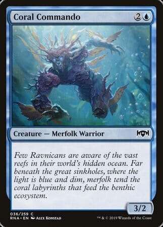 Coral Commando [Ravnica Allegiance] MTG Single Magic: The Gathering  | Multizone: Comics And Games