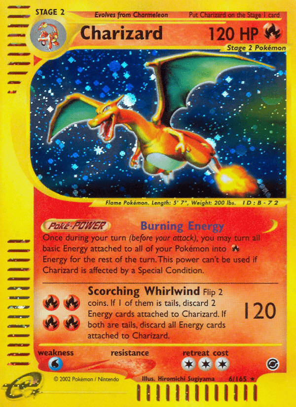 Charizard (6/165) [Expedition: Base Set] Pokemon Single Pokémon  | Multizone: Comics And Games