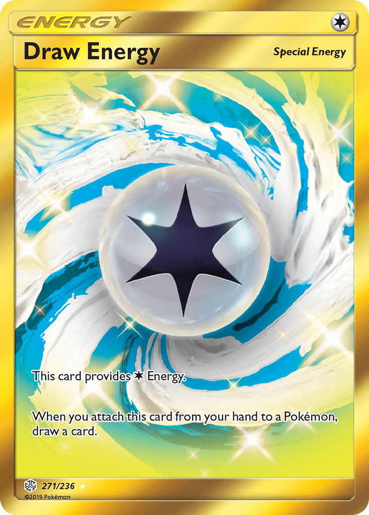 Draw Energy (271/236) [Sun & Moon: Cosmic Eclipse] Pokemon Single Pokémon  | Multizone: Comics And Games