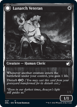 Lunarch Veteran // Luminous Phantom [Innistrad: Double Feature] MTG Single Magic: The Gathering  | Multizone: Comics And Games