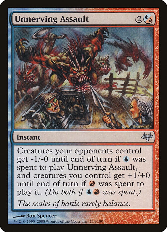 Unnerving Assault [Eventide] MTG Single Magic: The Gathering  | Multizone: Comics And Games