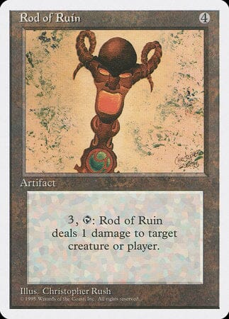 Rod of Ruin [Fourth Edition] MTG Single Magic: The Gathering  | Multizone: Comics And Games