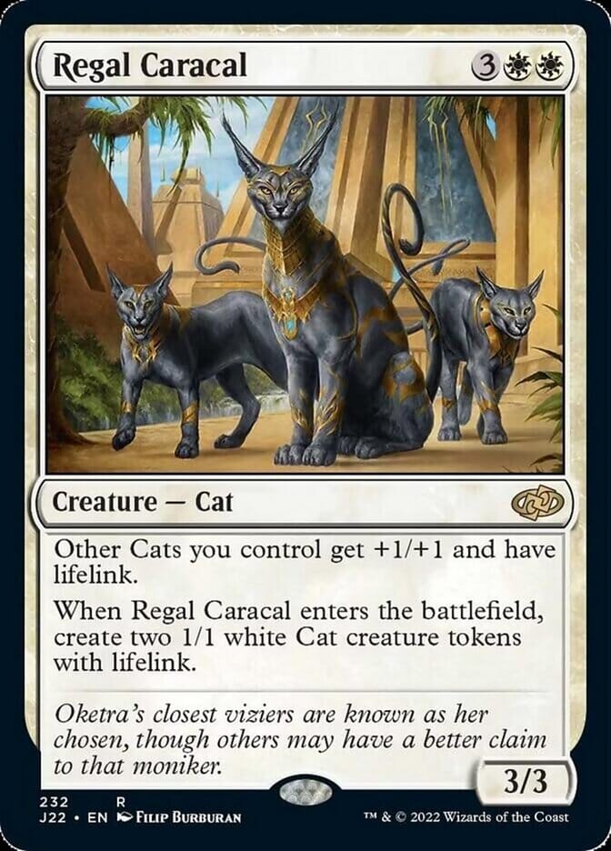 Regal Caracal [Jumpstart 2022] MTG Single Magic: The Gathering  | Multizone: Comics And Games