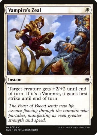 Vampire's Zeal [Ixalan] MTG Single Magic: The Gathering  | Multizone: Comics And Games