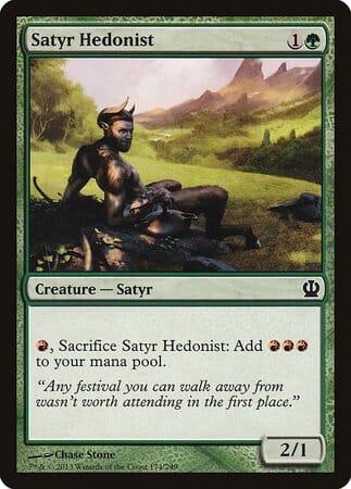 Satyr Hedonist [Theros] MTG Single Magic: The Gathering  | Multizone: Comics And Games