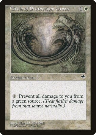 Circle of Protection: Green [Tempest] MTG Single Magic: The Gathering  | Multizone: Comics And Games