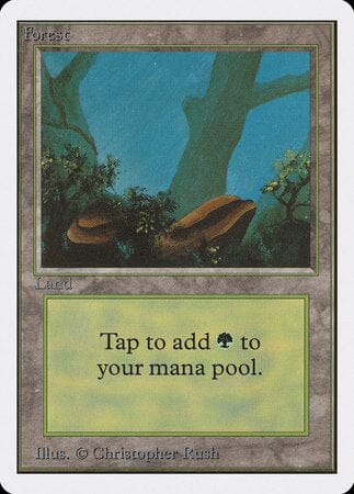 Forest (A) [Unlimited Edition] MTG Single Magic: The Gathering  | Multizone: Comics And Games