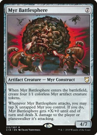 Myr Battlesphere [Commander 2018] MTG Single Magic: The Gathering  | Multizone: Comics And Games