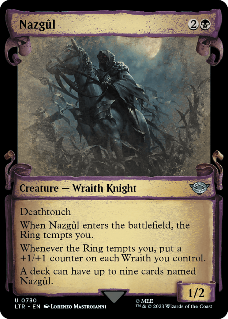 Nazgul (0730) [The Lord of the Rings: Tales of Middle-Earth Showcase Scrolls] MTG Single Magic: The Gathering  | Multizone: Comics And Games