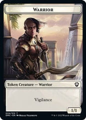 Zombie Knight // Warrior Double-sided Token [Dominaria United Commander Tokens] MTG Single Magic: The Gathering  | Multizone: Comics And Games