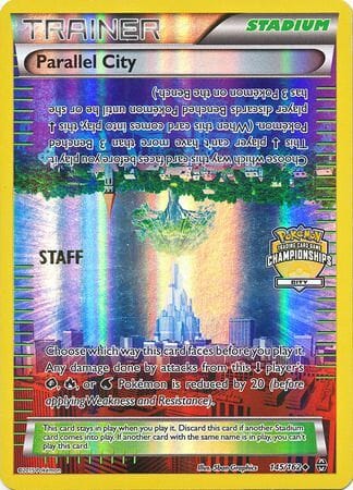 Parallel City (145/162) (Championship Promo Staff) [XY: BREAKthrough] Pokemon Single Pokémon  | Multizone: Comics And Games