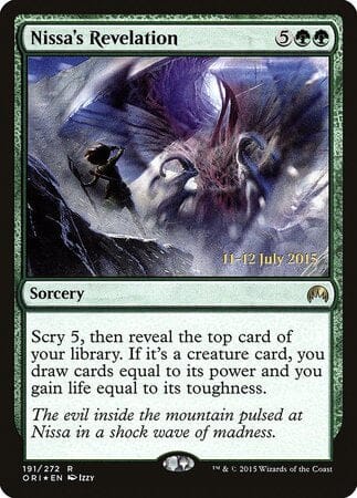 Nissa's Revelation [Magic Origins Promos] MTG Single Magic: The Gathering  | Multizone: Comics And Games