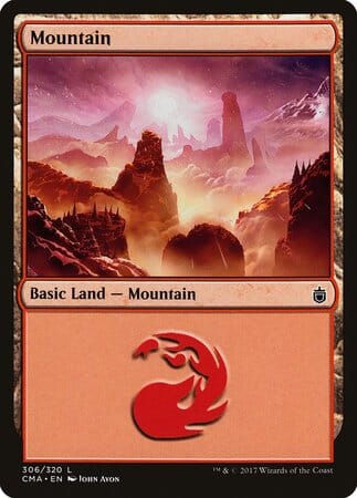 Mountain (306) [Commander Anthology] MTG Single Magic: The Gathering  | Multizone: Comics And Games