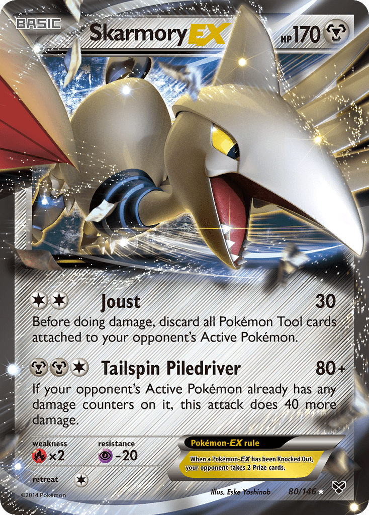 Skarmory EX (80/146) [XY: Base Set] Pokemon Single Pokémon  | Multizone: Comics And Games