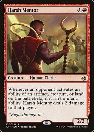 Harsh Mentor [Amonkhet] MTG Single Magic: The Gathering  | Multizone: Comics And Games