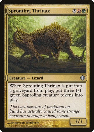 Sprouting Thrinax [Shards of Alara] MTG Single Magic: The Gathering  | Multizone: Comics And Games