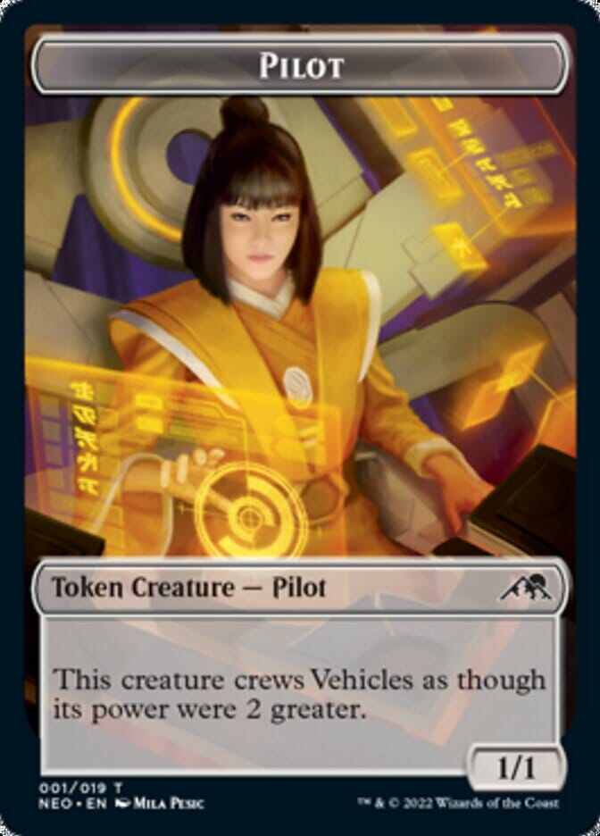 Pilot Token [Kamigawa: Neon Dynasty Tokens] MTG Single Magic: The Gathering  | Multizone: Comics And Games