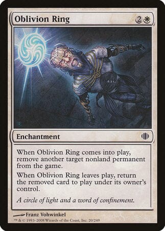 Oblivion Ring [Shards of Alara] MTG Single Magic: The Gathering  | Multizone: Comics And Games