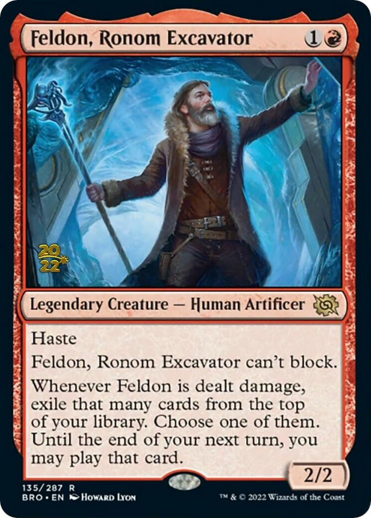 Feldon, Ronom Excavator [The Brothers' War: Prerelease Promos] MTG Single Magic: The Gathering  | Multizone: Comics And Games