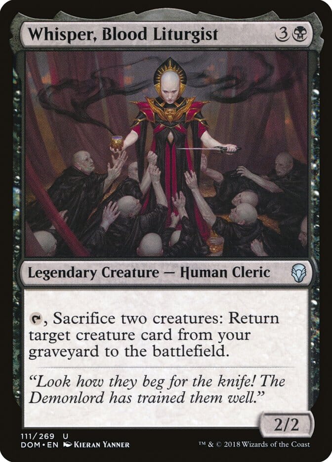 Whisper, Blood Liturgist [Dominaria] MTG Single Magic: The Gathering  | Multizone: Comics And Games