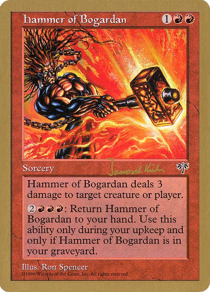 Hammer of Bogardan (Janosch Kuhn) [World Championship Decks 1997] MTG Single Magic: The Gathering  | Multizone: Comics And Games