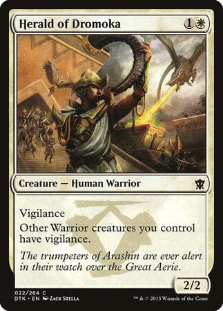 Herald of Dromoka [Dragons of Tarkir] MTG Single Magic: The Gathering  | Multizone: Comics And Games