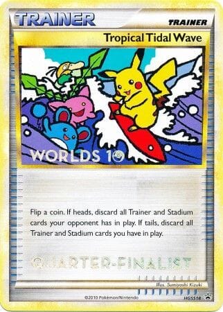 Tropical Tidal Wave (HGSS18) (Quarter Finalist) [HeartGold & SoulSilver: Black Star Promos] Pokemon Single Pokémon  | Multizone: Comics And Games