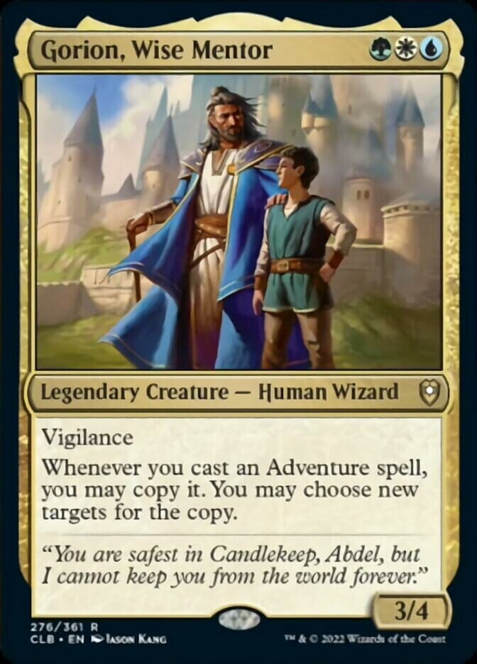 Gorion, Wise Mentor [Commander Legends: Battle for Baldur's Gate] MTG Single Magic: The Gathering  | Multizone: Comics And Games