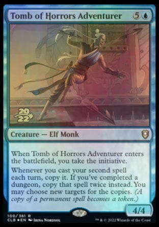 Tomb of Horrors Adventurer [Commander Legends: Battle for Baldur's Gate Prerelease Promos] MTG Single Magic: The Gathering  | Multizone: Comics And Games
