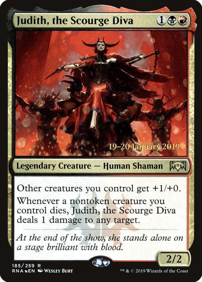 Judith, the Scourge Diva [Ravnica Allegiance Prerelease Promos] MTG Single Magic: The Gathering  | Multizone: Comics And Games