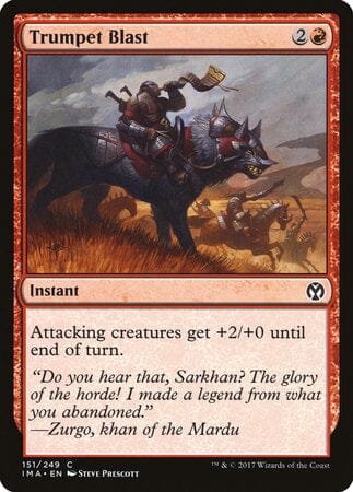 Trumpet Blast [Iconic Masters] MTG Single Magic: The Gathering  | Multizone: Comics And Games