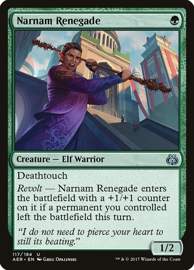 Narnam Renegade [Aether Revolt] MTG Single Magic: The Gathering  | Multizone: Comics And Games