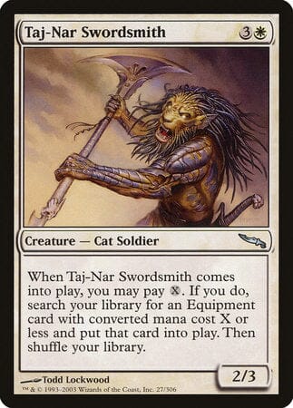 Taj-Nar Swordsmith [Mirrodin] MTG Single Magic: The Gathering  | Multizone: Comics And Games