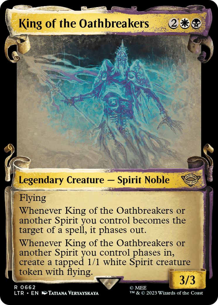 King of the Oathbreakers [The Lord of the Rings: Tales of Middle-Earth Showcase Scrolls] MTG Single Magic: The Gathering  | Multizone: Comics And Games