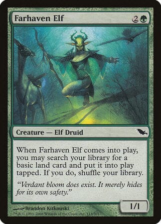 Farhaven Elf [Shadowmoor] MTG Single Magic: The Gathering  | Multizone: Comics And Games