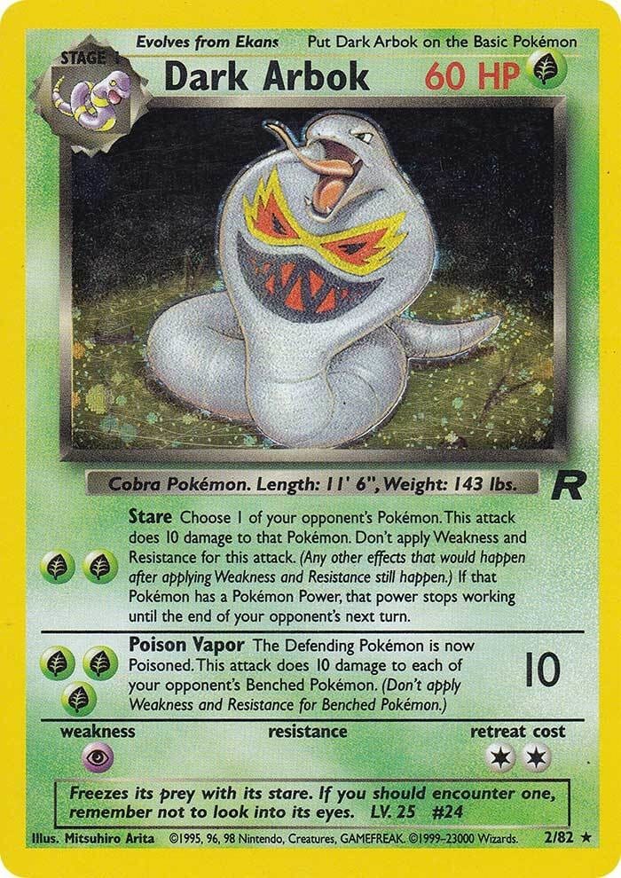 Dark Arbok (2/82) [Team Rocket Unlimited] Pokemon Single Pokémon  | Multizone: Comics And Games