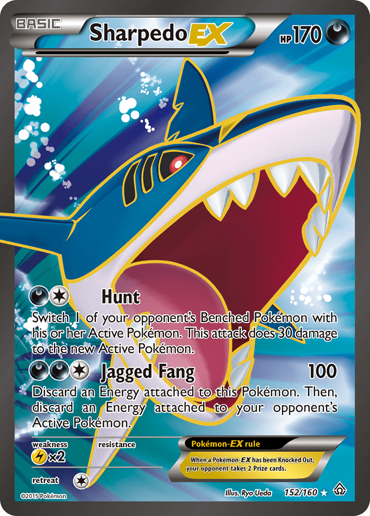 Sharpedo EX (152/160) [XY: Primal Clash] Pokemon Single Pokémon  | Multizone: Comics And Games