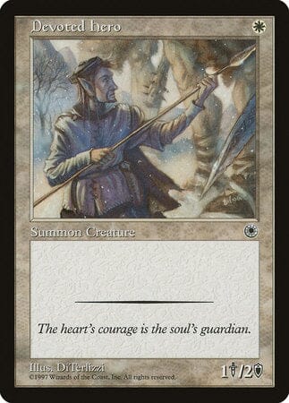 Devoted Hero [Portal] MTG Single Magic: The Gathering  | Multizone: Comics And Games