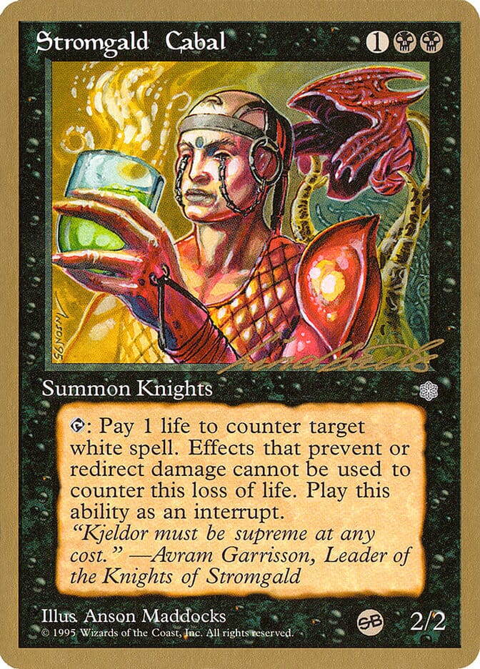 Stromgald Cabal (Leon Lindback) (SB) [Pro Tour Collector Set] MTG Single Magic: The Gathering  | Multizone: Comics And Games