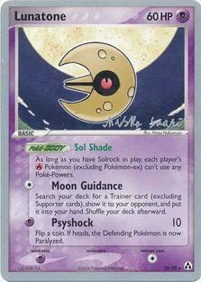 Lunatone (20/92) (Suns & Moons - Miska Saari) [World Championships 2006] Pokemon Single Pokémon  | Multizone: Comics And Games