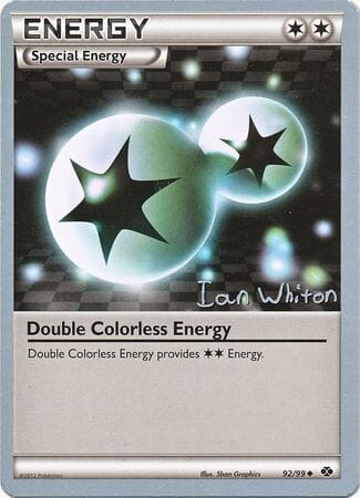 Double Colorless Energy (92/99) (American Gothic - Ian Whiton) [World Championships 2013] Pokemon Single Pokémon  | Multizone: Comics And Games