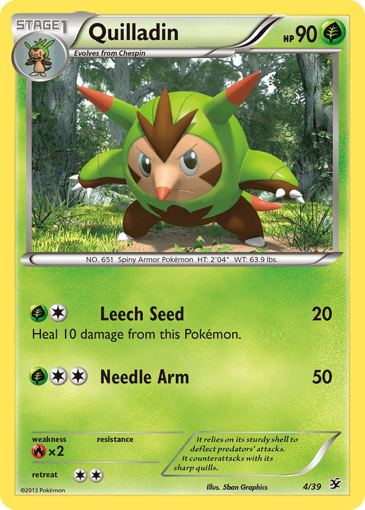 Quilladin (4/39) [XY: Kalos Starter Set] Pokemon Single Pokémon  | Multizone: Comics And Games