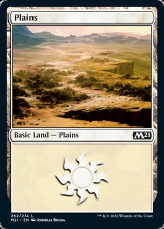 Plains (262) [Core Set 2021] MTG Single Magic: The Gathering  | Multizone: Comics And Games