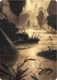Murkwater Pathway Art Card [Zendikar Rising Art Series] MTG Single Magic: The Gathering  | Multizone: Comics And Games