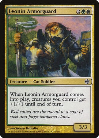 Leonin Armorguard [Alara Reborn] MTG Single Magic: The Gathering  | Multizone: Comics And Games