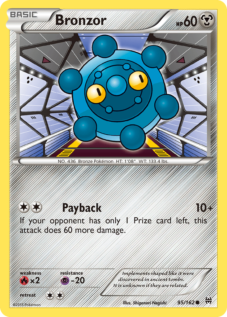 Bronzor (95/162) [XY: BREAKthrough] Pokemon Single Pokémon  | Multizone: Comics And Games