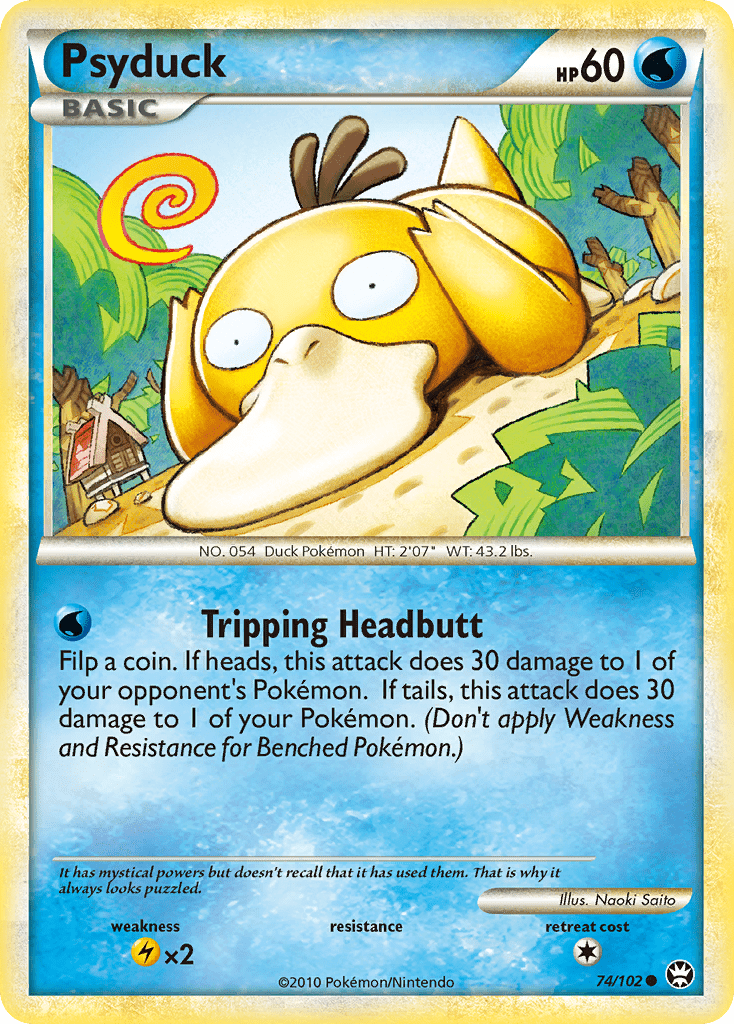 Psyduck (74/102) [HeartGold & SoulSilver: Triumphant] Pokemon Single Pokémon  | Multizone: Comics And Games