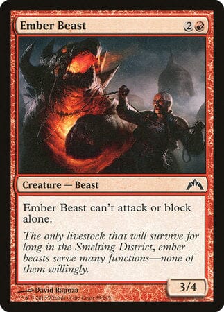 Ember Beast [Gatecrash] MTG Single Magic: The Gathering  | Multizone: Comics And Games